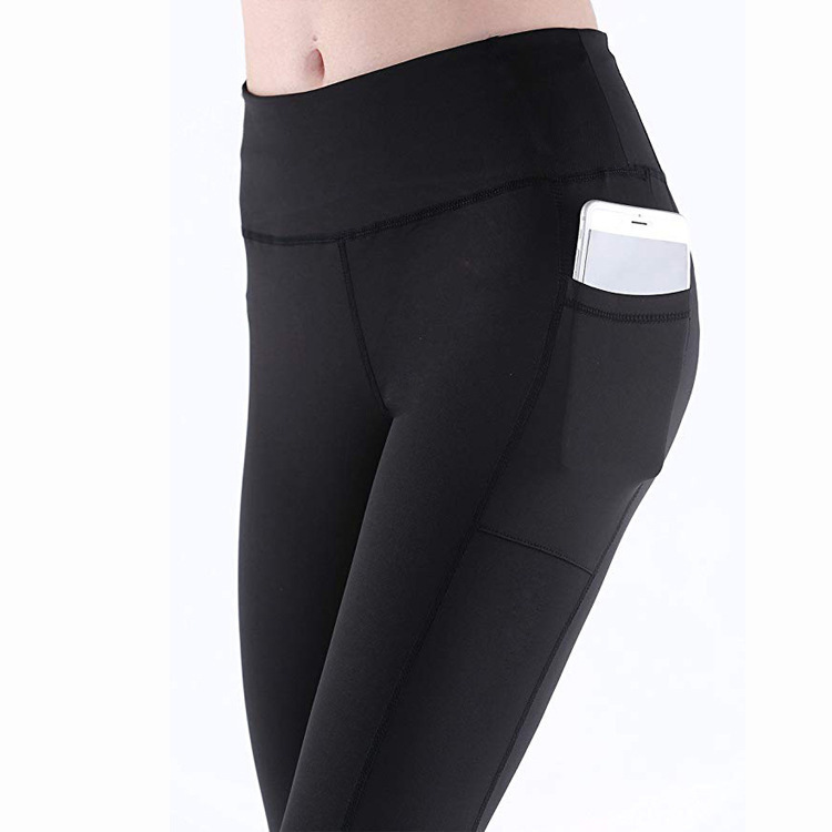 Pantaloni sportivi a vita alta da donna