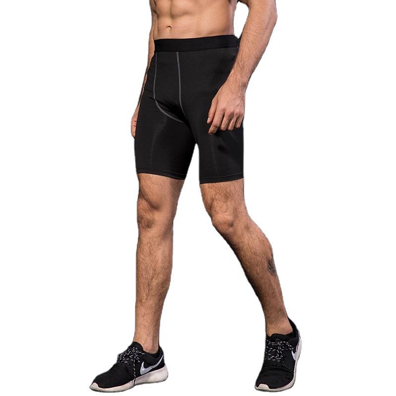 Pantaloncini sportivi a compressione da palestra da uomo